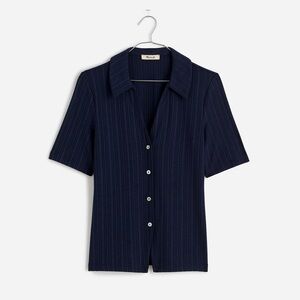 Madewell - Cutaway Hem Polo Top (Ink)